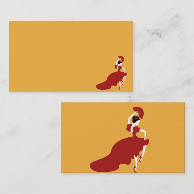 Flamenco Dancer Business Card (Front/Back)