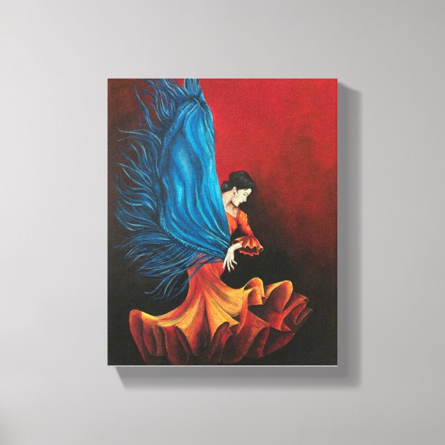 Flamenco Dancer Canvas Print (Front)