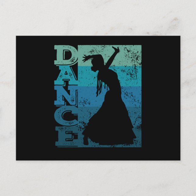 Flamenco Dancer Dance Flamenco Dress Postcard (Front)