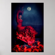 Flamenco Dancer in the fire
