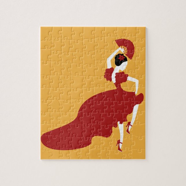 Flamenco Dancer Jigsaw Puzzle (Vertical)