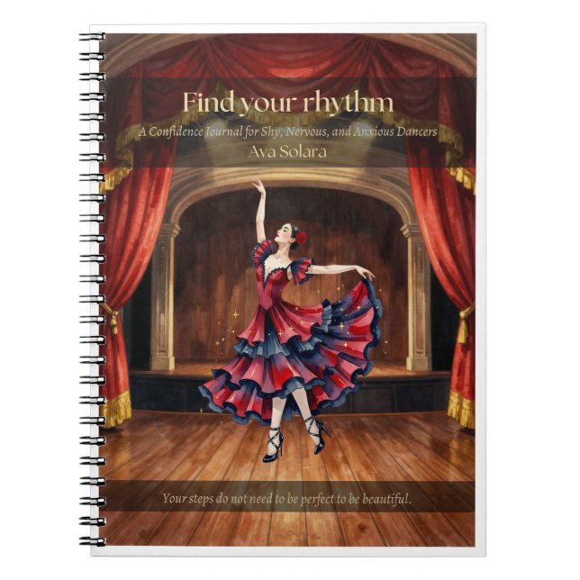 Flamenco Dancer Notebook  (Front)