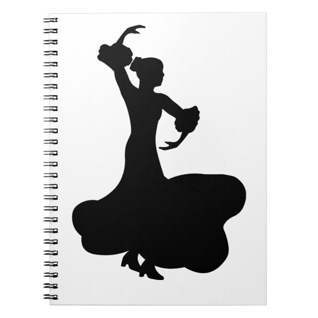 Flamenco Dancer Notebook (Front)