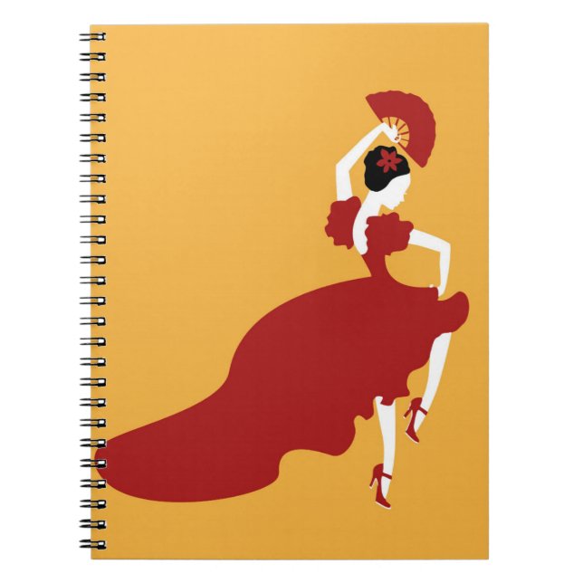Flamenco Dancer Notebook (Front)