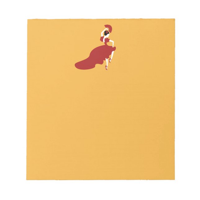 Flamenco Dancer Notepad (Front)