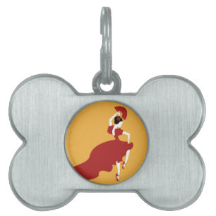 Flamenco Dancer Pet ID Tag