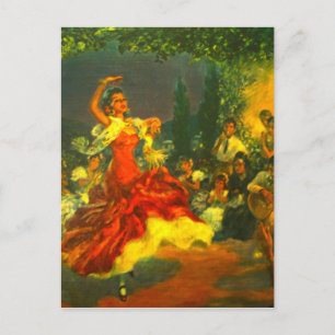 Flamenco Dancer Postcard