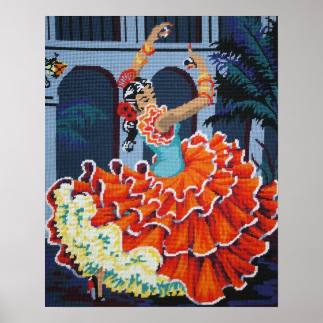 Flamenco Dancer Poster (Front)
