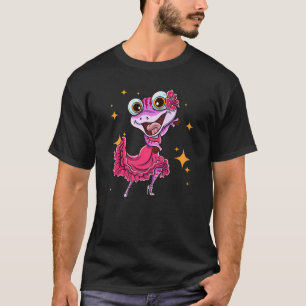 Flamenco Dancer  Salamander & Castanets Spanishfol T-Shirt