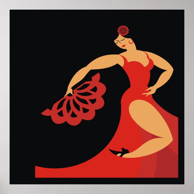 Flamenco Dancer Series Poster Lg. (Front)