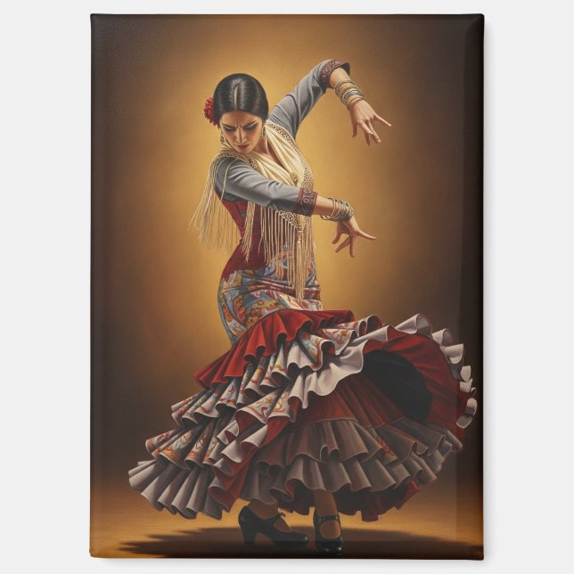 Flamenco Dancer Seville Spain Magnet (Front)
