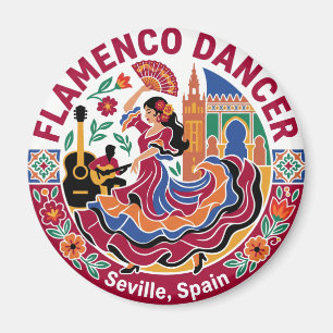 Flamenco Dancer Spain Magnet