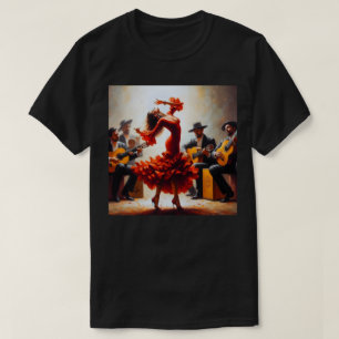 Flamenco Dancer Spanish Music Band T-Shirt