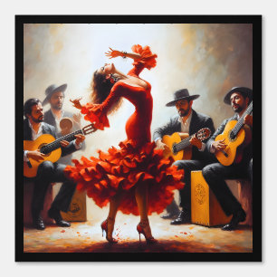 Flamenco Dancer Spanish Music Band  Wallpaper
