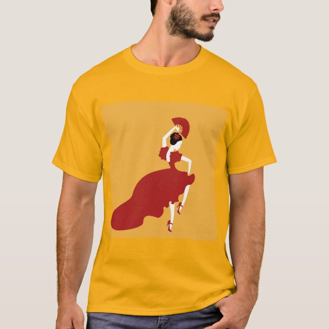 Flamenco Dancer T-Shirt (Front)