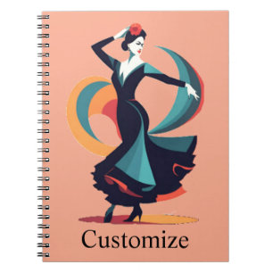 Flamenco Dancer Thunder_Cove Notebook