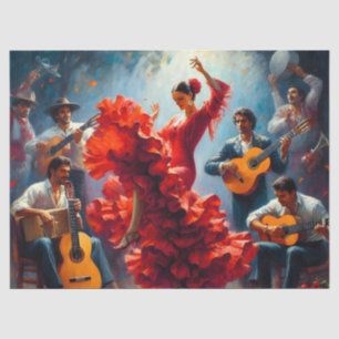 Flamenco Dancing Ephemera Furniture Decoupage Tissue Paper