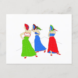 Flamenco Invitation Postcard