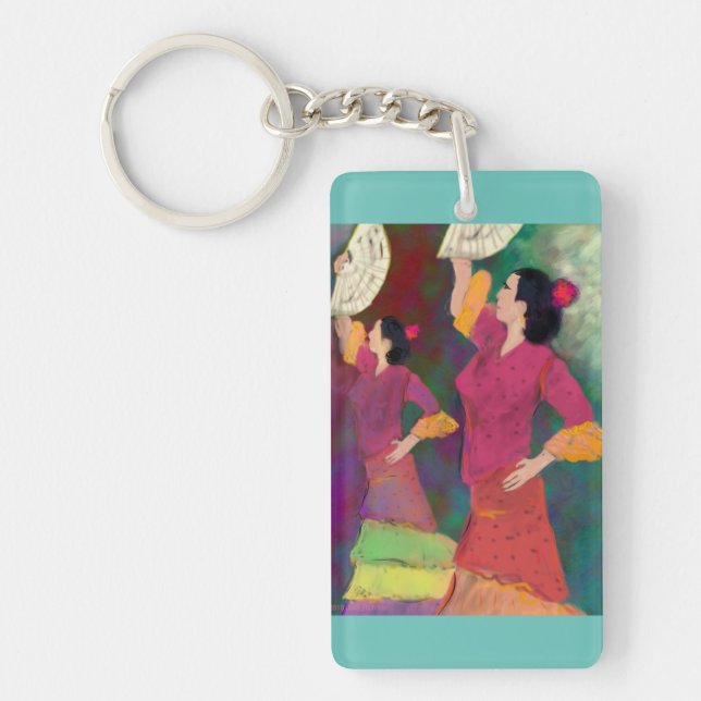Flamenco Key Chain by Siempre Flamenco Miami (Front)