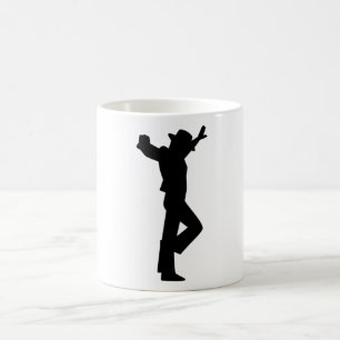Flamenco Male Dancer Black Coffee Mug