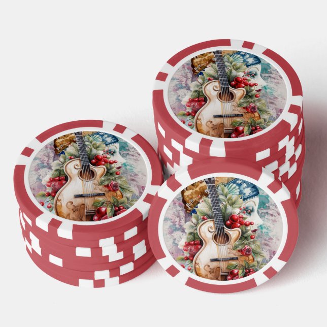 Flamenco Mood Poker Chip (Stack)