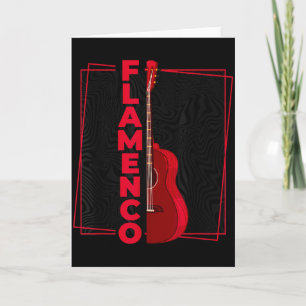 Flamenco _ Spanish Dance Guitar _ Spain Flamenco  Card