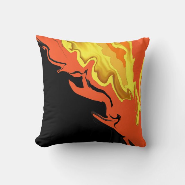 Flames at Night Cushion (Front)