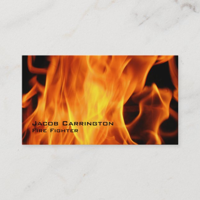 Flames Business Card (Front)