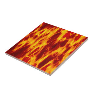 Flames Ceramic Tile