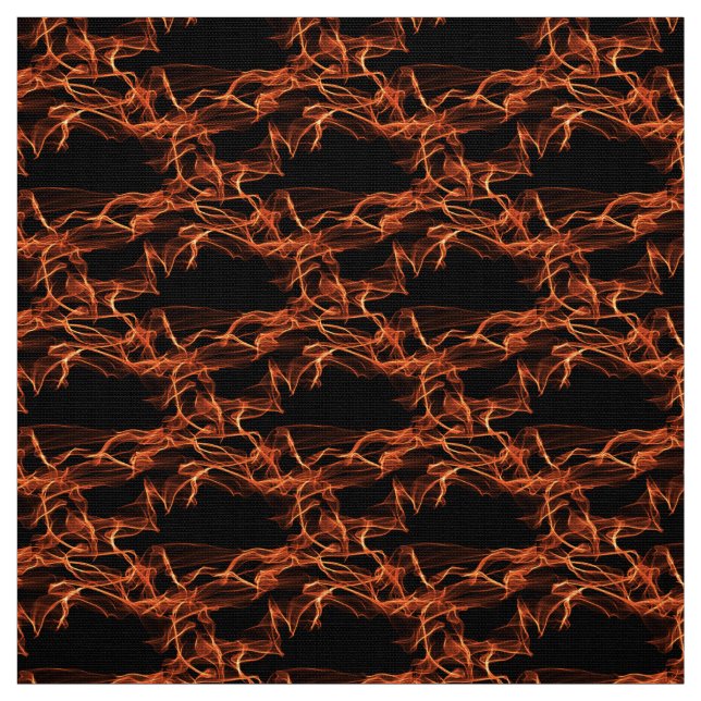 Flames Fabric (Swatch)