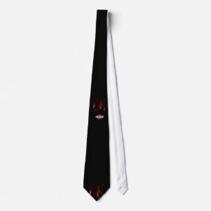 Flames firefighter tie