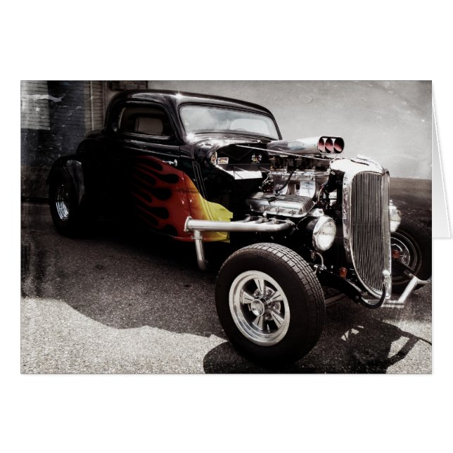 Flames  Hot Rod (Front Horizontal)
