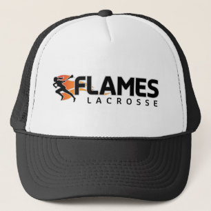 Flames Lacrosse Trucker Hat