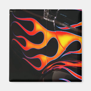 Flames Magnet