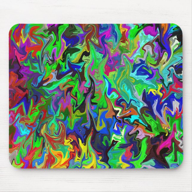 Flames.... Mouse Pad (Front)