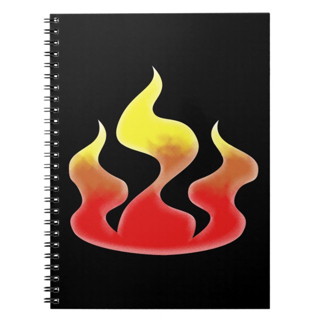 Flames Notebook (Front)