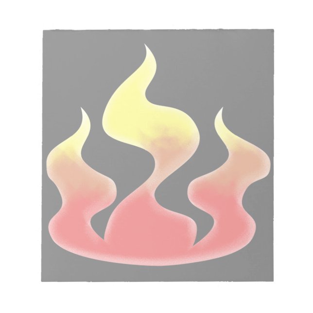 Flames Notepad (Front)