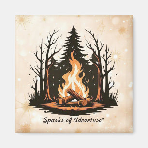 "Flames of Adventure" Magnet