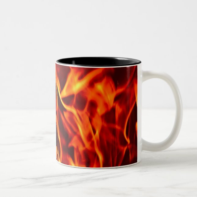Flames of Fire Coffee Mug (Right)