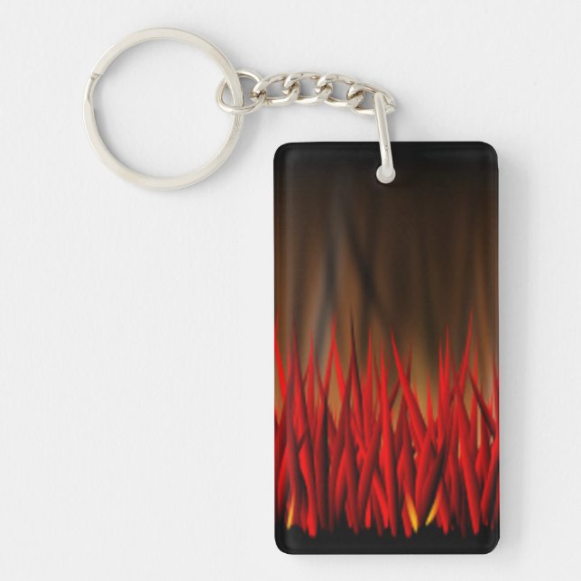 FLAMES OF FIRE KEY RING (Front)