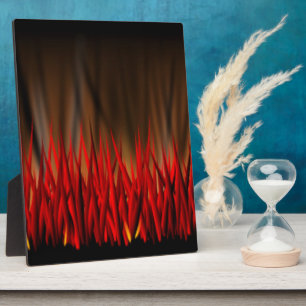 FLAMES OF FIRE PLAQUE