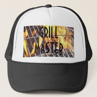 Flames on a Grill, GRILLMASTER Trucker Hat