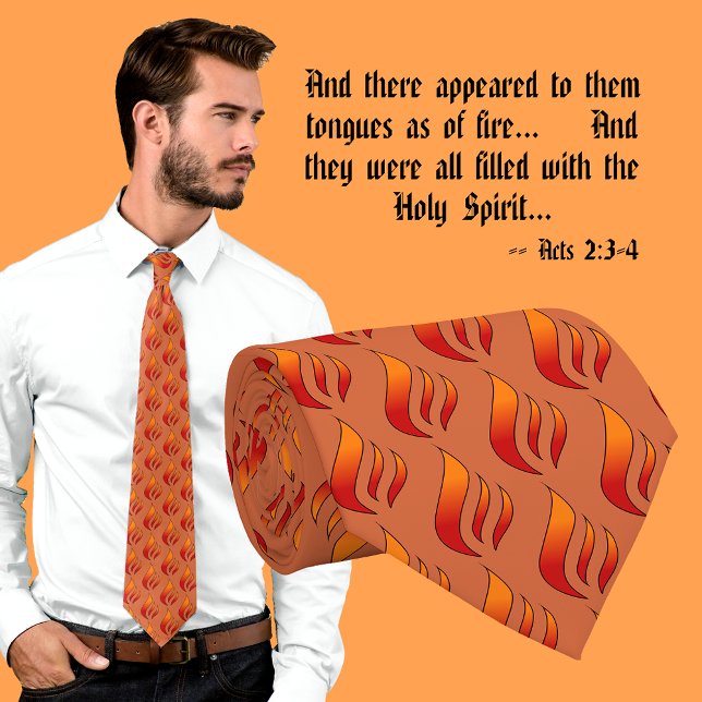 Flames or Tongues of Fire Tie (Creator Uploaded)