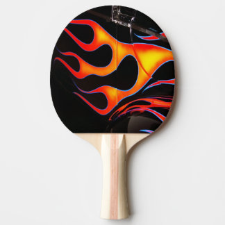 Flames Ping Pong Paddle