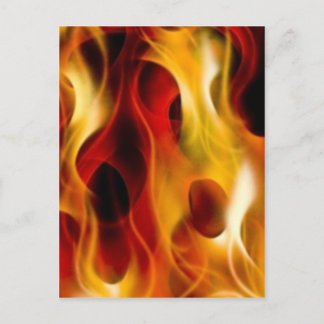 Flames Postcard