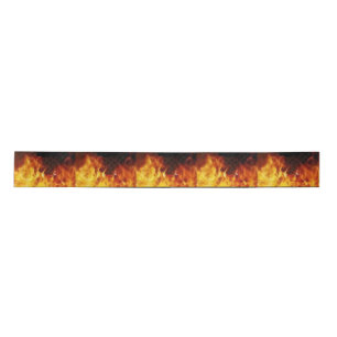 Flames Ribbon Satin Ribbon