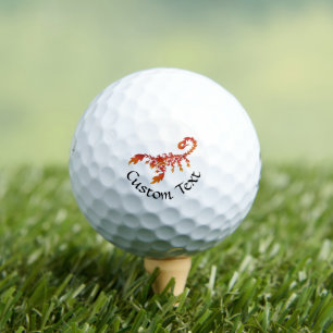 Flames Scorpion Golf Balls