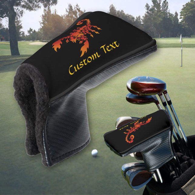 Flames Scorpion Golf Head Cover (Creator Uploaded)