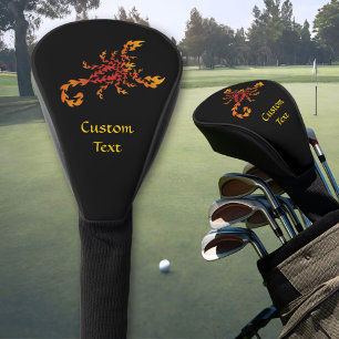 Flames Scorpion Golf Head Cover