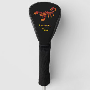 Flames Scorpion Golf Head Cover